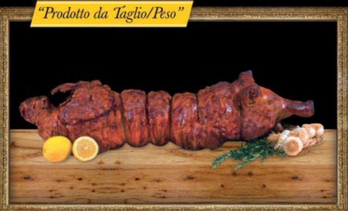 Porchetta di Ariccia piccola con testa
